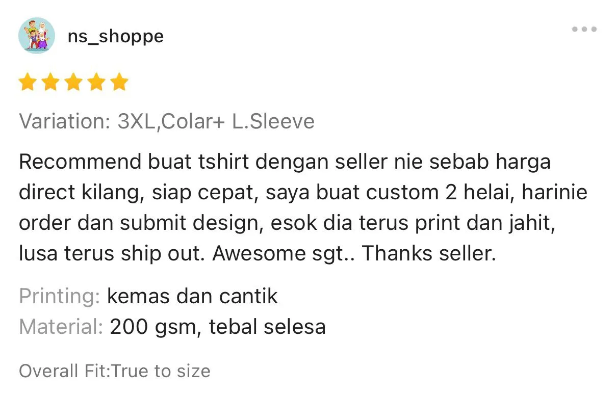 Shopee Feedback Jangs
